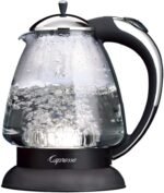 Capresso 259 Water Kettle, 10" x 8.25" x 6.25", Polished Chrome - Image 2