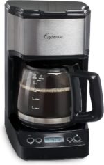 Capresso 5-Cup Mini Drip Coffee Maker, Black and Stainless Steel - Image 2