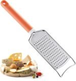 Cheese Grater with Handle, Vituer Stainless Steel Graters for Kitchen, Cheese Grater Lemon Zester Handheld, Great for Cheese, Ginger, Chocolate, Spices and More, Dishwasher Safe - Image 2