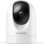 Cinnado Security Camera Indoor-2K 360° WiFi Cameras for Home Security，Pet/Dog/Baby Camera with Phone app, 2-Way Audio, Night Vision, 24/7 SD Card Storage, Works with Alexa & Google Home (2.4Ghz)-D1 - Image 2