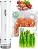 Compact Vacuum Sealer for Food (Vacuum Sealer Machine + 30 Reusable Vacuum Bags), Powerful Handheld Vacuum Sealer Machine, Seal Food 6X Fresh Longer, Portable & Wireless, Easy-Clean - Image 2