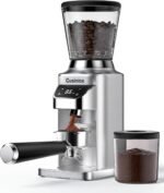 Conical Burr Coffee Grinder with 40mm Stainless Steel Burr, 34 Grind Settings & Anti-Static, Electric Espresso Grinder for Home Use - Image 2