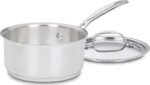Cuisinart 1.5 Quart Saucepan w/Cover, Chef's Classic Stainless Steel Cookware Collection, 719-16 - Image 2