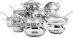 Cuisinart 17-Piece Cookware Set, Chef's Classic Steel Collection 77-17N - Image 2