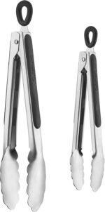Cuisinart 2pc Tong Set - 7" & 9" Stainless Steel Tips, CTG-00-2TNG - Image 2