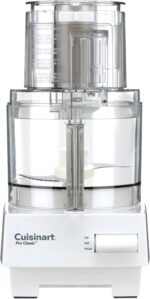Cuisinart 7-Cup Pro Classic Food Processor, 600-Watt Motor, Vegetable Chopper & Blender for Mincing, Dicing, Shredding, Puree & Kneading Dough, DLC-10SYP1, White - Image 2