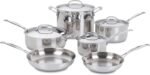Cuisinart 77-10P1 10-Piece Chef's-Classic-Stainless Collection, Cookware Set - Image 2