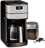 Cuisinart Automatic Grind & Brew 12-Cup Coffee Maker with Blade Grinder, Programmable Coffee Machine Glass Carafe with 1-4 Cup Setting, Brew Pause, Grind-Off Option, DGB-400NAS, Black/Stainless Steel - Image 2