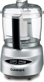 Cuisinart Mini-Prep Plus Food Processor, 24-Ounce Mini Food Processor to Chop Herbs, Vegetables, and Hard Cheese, 24-Ounce Work Bowl, Reversible Stainless Steel Blade, DLC-2ABC, Brushed Chrome - Image 2