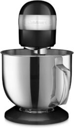 Cuisinart Stand Mixer, 12 Speed, 5.5 Quart Stainless Steel Bowl, Chef’s Whisk, Mixing Paddle, Dough Hook, Splash Guard w/ Pour Spout, Onyx, SM-50BK, Manual - Image 2