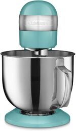 Cuisinart Stand Mixer, 12 Speed, 5.5 Quart Stainless Steel Bowl, Chef’s Whisk, Mixing Paddle, Dough Hook, Splash Guard w/ Pour Spout, Periwinkle Blue, SM-50TQNAS - Image 2