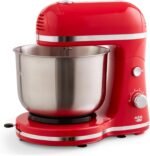 DASH Delish by DASH Compact Stand Mixer, 3.5 Quart with Beaters & Dough Hooks Included - Red - Image 2
