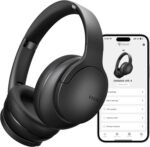 DOQAUS Bluetooth Headphones Over Ear Wireless, 90H Playtime, BT 5.4, 9 EQ Modes via App, Movie & Sleep Mode, HiFi Deep Bass, Memory Foam for Travel, Gym, Phone, PC - Christmas Gifts Stocking Stuffers - Image 2