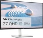 Dell S2725DS Monitor - 27 Inch, QHD (2560x2440) Display, 100Hz Refresh Rate, 1500:1 Contrast Ratio, TÜV Rheinland Eye Comfort 4 Star, Integrated 2x5W Speaker, Height/Tilt/Swivel/Pivot- Ash White Color - Image 2