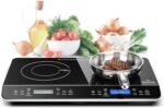 Duxtop LCD Portable Double Induction Cooktop 1800W Digital Electric Countertop Burner Sensor Touch Stove, 9620LS/BT-350DZ - Image 2