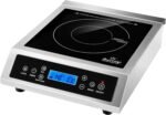 Duxtop Professional Portable Induction Cooktop, Commercial Range Countertop Burner, 1800 Watts Induction Burner with Sensor Touch and LCD Screen, P961LS/BT-C35-D, Silver/Black - Image 2