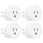 EIGHTREE 15A Smart Plug, Wi-Fi & Bluetooth Smart Outlet for High-Power Home Appliances, Works with Alexa & Google Home, Easy Setup, Timer & Remote Control, FCC & ETL Certified, 2.4GHz Wi-Fi Only - Image 2