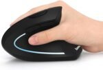 Ergonomic Mouse, LEKVEY Vertical Wireless Mouse - Rechargeable 2.4G Optical Vertical Mice : 3 Adjustable DPI 800/1200/1600 Levels 6 Buttons, for Laptop, Mac, PC, Computer, Desktop, Notebook etc, Black - Image 2