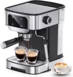 Espresso Machine 20 Bar, Professional Espresso Maker with Power Milk Frother，Compact Espresso Coffee Machine With LED Touch Screen for Home Latte, Cappuccino, 61OZ Removable Water Tank 2025 - Image 2