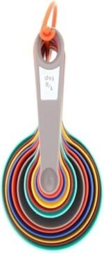 Farberware 12-Piece Measuring Cup and Spoon Set – Color-Coded Kitchen Measuring Tools with Easy-Read Markings, Nesting Design for Compact Storage, Dishwasher Safe - Image 2