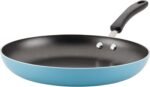 Farberware Cookstart DiamondMax Nonstick Frying Pan/Skillet, Dishwasher Safe, 12 Inch - Aqua - Image 2