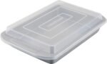 Farberware Nonstick Bakeware Baking Pan With Lid / Nonstick Cake Pan With Lid, Rectangle - 9 Inch x 13 Inch, Gray - Image 2