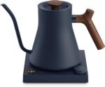 Fellow Stagg EKG Pro Electric Gooseneck Kettle - Pour-Over Coffee and Tea, Quick Heating, Precise Temperature Control, Scheduling, Built-in Brew Timer, Stone Blue with Walnut Wood Handle, 0.9 Liter - Image 2
