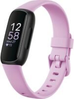 Fitbit Inspire 3 Health &-Fitness-Tracker with Stress Management, Workout Intensity, Sleep Tracking, 24/7 Heart Rate and more, Lilac Bliss/Black, One Size (S & L Bands Included) - Image 2
