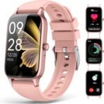 Fitness Tracker for Women Men, Activity Smart Watch Compatible with Android iPhone, Step Counter with 110+ Sports, Sleep Monitor, Calorie Counter, IP68 Waterproof (Pink, 1.57) - Image 2