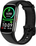 Fitness Tracker with 24/7 Heart Rate, Blood Pressure Blood Oxygen Sleep Monitor, 123 Sports Modes Calories Smart Watch,IP68 Waterproof Step Counter Activity Trackers Pedometer for Women Men - Image 2