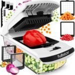 Fullstar The Original Pro Chopper - Vegetable Chopper and Spiralizer, Food Chopper with Container, Fruit Slicer, Kitchen Gadgets & Gifts, Home Essentials (2 in 1, White) - Image 2