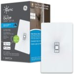 GE CYNC Smart Light Switch, Toggle Style, Neutral Wire Required, Bluetooth and 2.4 GHz 4-Wire Wi-Fi Switch, Works with Alexa and Google (1 Pack), White - Image 2