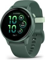 Garmin vívoactive® 6 Health and Fitness GPS Smartwatch - AMOLED Display, Up to 11 Days Battery, Metallic Jasper Green with Matching Band - Image 2