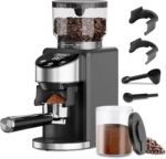 Gevi Coffee Grinder Electric,Coffee Bean Grinder with 35 Grind Settings for Espresso,Drip,French Press,Burr Coffee Grinder for Home Use,Anti-static Design,Black - Image 2