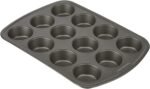 GoodCook Everyday Nonstick Steel Muffin Pan, 12 cup, Gray - Image 2