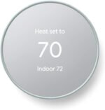 Google Nest Thermostat - Smart Thermostat for Home - Programmable Wifi Thermostat - Fog - Image 2