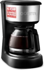 Gourmia Coffee Maker – 5 Cup, One-Touch Brew, Pause & Serve, Automatic Keep Warm, Stainless Steel Accents, Black - Image 2