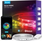 Govee RGBIC LED Strip Lights, 32.8ft Smart LED Lights for Bedroom, Bluetooth LED Lights APP Control, DIY Multiple Colors on One Line, Color Changing LED Strip Lighting Music Sync, Home Decor - Image 2