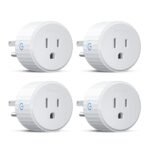 Govee Smart Plug, WiFi Plugs Work with Alexa & Google Assistant, Smart Outlet with Timer & Group Controller, WiFi Outlet for Home, No Hub Required, ETL & FCC Certified, 2.4G WiFi Only, 4 Pack - Image 2