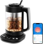 GoveeLife Smart Electric Kettle with Tea Infuser for Loose Leaf, 1.7 L Electric Tea Kettle with Brewing Program, Variable Temperature Control, 2 H Keep Warm & Auto Shut-Off, BPA Free. Black - Image 2