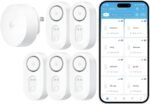 GoveeLife Upgraded Smart Water Leak Detector 1s with 1804ft Ultra-Long Range, WiFi Water Sensor with SMS/Email/APP Push and Sound Alarm,5-Year Battery Life, 5 Pack, Suit for Home, Basement, Kitchen - Image 2