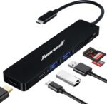 Hiearcool USB C Hub, USBC Hub Multi-Port Adapter for MacBook Pro/Air M1 M2, 4K HDMI USB-C Dock Dongle for iPad and Other Type C Devices - Image 2