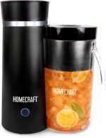 Homecraft Electric Iced Tea Maker for Sweet Tea and Cold Brew Coffee, Double Insulated Pitcher, Black, Small - Image 2