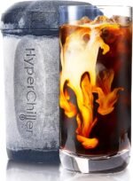 HyperChiller HC2CB Patented Iced Coffee/Beverage Cooler, NEW, IMPROVED,STRONGER AND MORE DURABLE! Ready in One Minute, Reusable for Iced Tea, Wine, Spirits, Alcohol, Juice, 12.5 Oz, Charcoal Black - Image 2