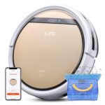 ILIFE V5s Plus Robot Vacuum and Mop Combo with Wi-Fi/App/Alexa, Automatic Self-Charging Robotic Vacuum Cleaner, Slim and Quiet, Cleans Hard Floors Carpets and Pet Hair (V5s Pro Upgrade Version) - Image 2