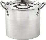 IMUSA 8 Quart Stainless Steel Stock Pot with Lid, Silver - Image 2