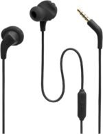 JBL Endurance Run 2 Wired - Waterproof Wired Sports in-Ear Headphones, JBL Pure Bass Sound, Hands-Free Calls, Never Hurt. Never Fall Out. (Black) - Image 2