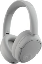 JLab JBuds Lux ANC Wireless Headphones, Cloud White, Hybrid Active Noise Cancelling, Customizable Sound, Spatial Audio Compatible, Premium Over-Ear Bluetooth Headset - Image 2