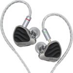 JotVira 10mm Dual Dynamic Drivers in Ear Monitor, Zinc Alloy HiFi Wired Earbuds, Hybrid IEM Earphones, 2 Pin 3.5mm Detachable Silver-Plated IEM Cable for Audiophile,Musician - Image 2