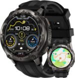 KOSPET Tank T4 Smart Watch for Men, Full Stainless Steel, 6 Satellite GPS & Offline Maps, 100M Waterproof 45m Freediving, 50-Day Battery, Bluetooth Calls, 24/7 Heart Rate/Sleep Monitor - Image 2